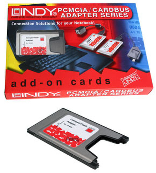 Lindy PCMCIA Compact Flash Adaptor Card интерфейсная карта/адаптер