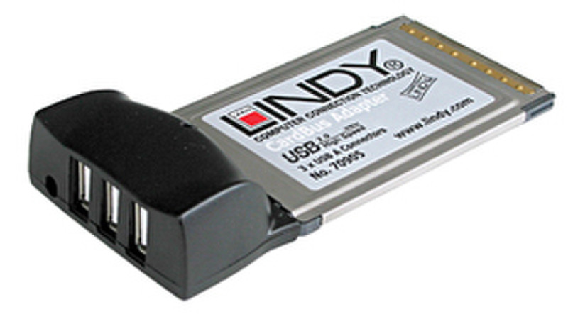 Lindy 3 Port USB Card интерфейсная карта/адаптер