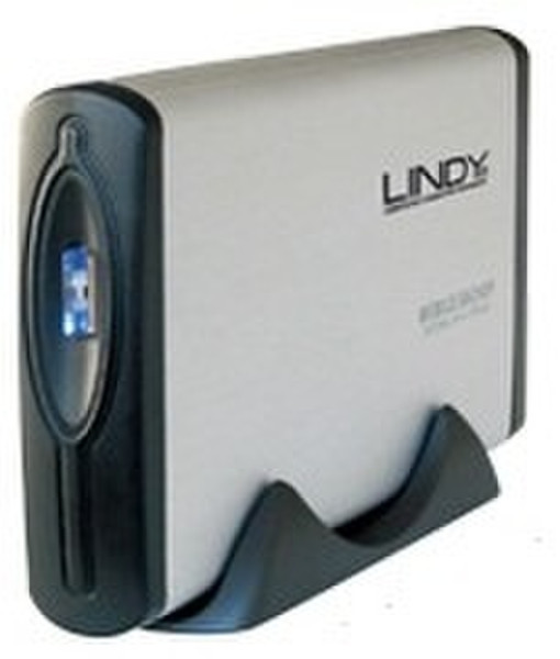 Lindy USB 2.0 Drive Enclosure 3.5Zoll Schwarz, Grau
