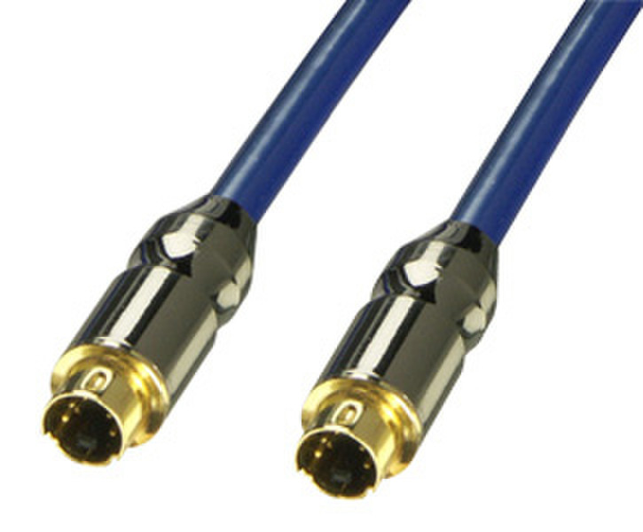 Lindy 5m S-Video Cable 5m Blau S-Videokabel
