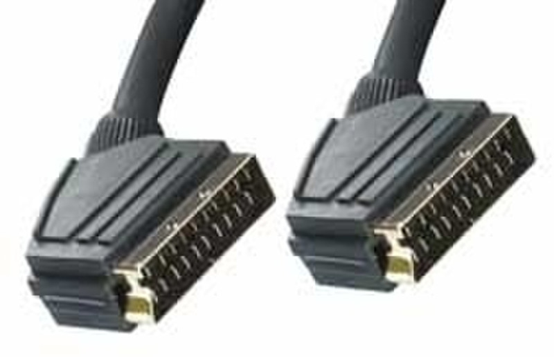 Lindy Multi-Coax SCART Cable, 1m 1m SCART (21-pin) SCART (21-pin) SCART cable