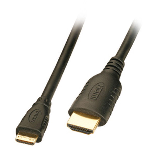 Lindy 0.5m HDMI/Mini HDMI Cable 0.5м HDMI Mini-HDMI Черный HDMI кабель