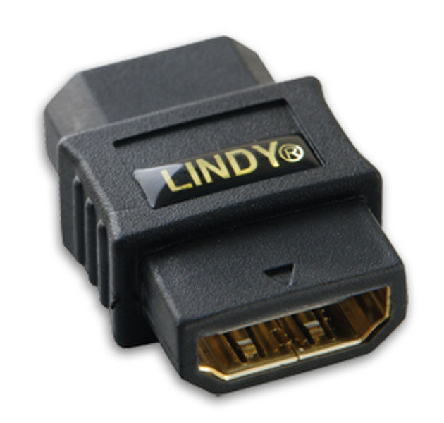 Lindy HDMI Coupler FM/FM HDMI HDMI Черный кабельный разъем/переходник