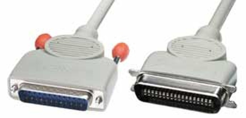 Lindy PC Parallel Printer Cable - 5m 5m Grey printer cable