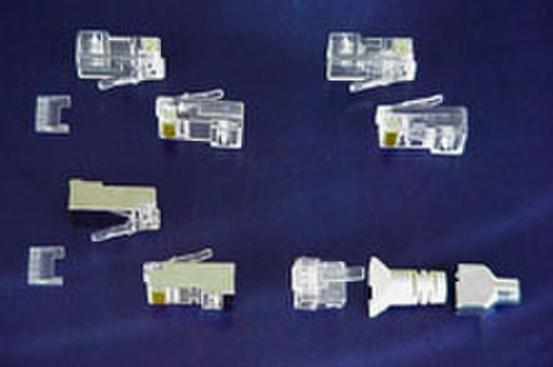 Lindy RJ45 plug STP RJ45 Transparent wire connector