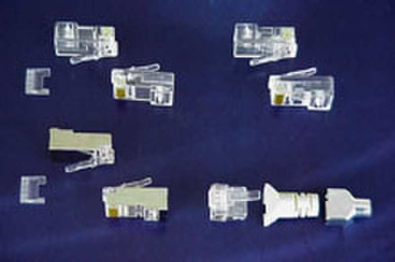 Lindy RJ45 plug STP RJ45 Transparent Drahtverbinder