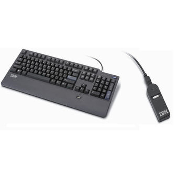 Lenovo Keyboard US Preferred Pro USB USB Schwarz Tastatur