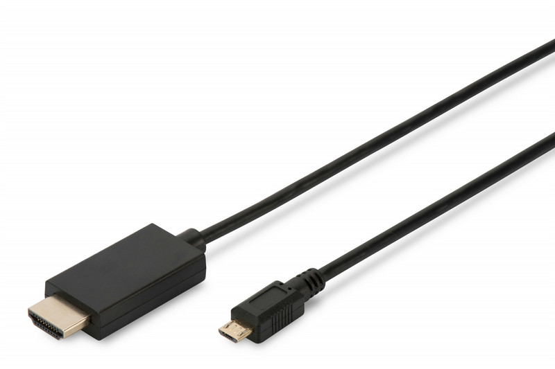 Digitus AK-300307-030-S 3m HDMI Micro-USB B Schwarz