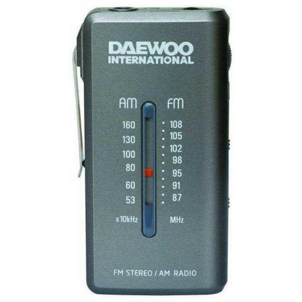 Daewoo DRP-9 Portable Analog Grey