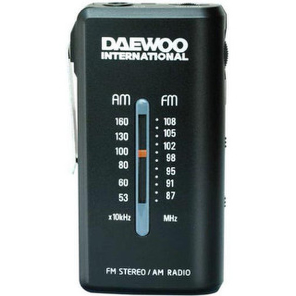 Daewoo DRP-9 Portable Analog Black