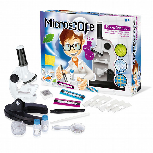 Buki KT007EU Biologie Mikroskop Wissenschafts-Bausatz & -Spielzeug für Kinder