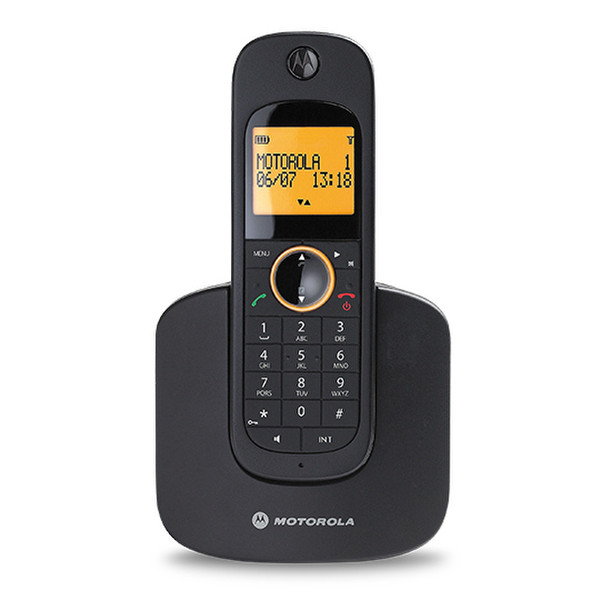 Motorola D1001 DECT Anrufer-Identifikation Schwarz