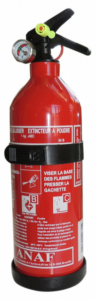 Anaf 408522 Powder (Dry chemical) A,B,C fire extinguisher