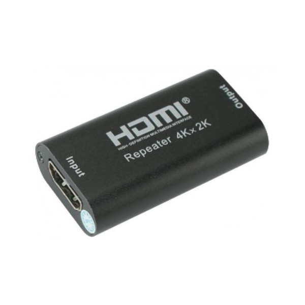 Techly IDATA HDMI-RIP4KT AV transmitter & receiver Schwarz Audio-/Video-Leistungsverstärker