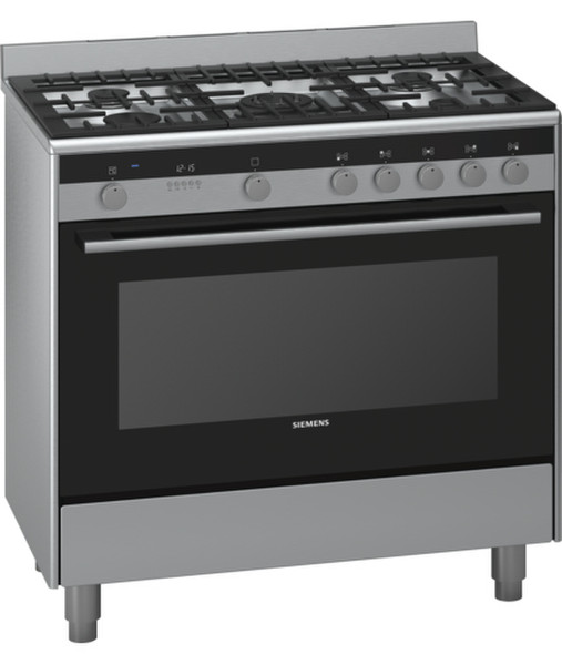 Siemens HQ738257E Freestanding Gas hob A Stainless steel cooker