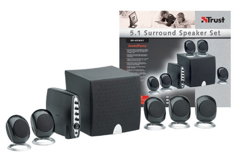 Trust 5.1 Surround Speaker Set SP-6700T 5.1 23W Heimkino-System