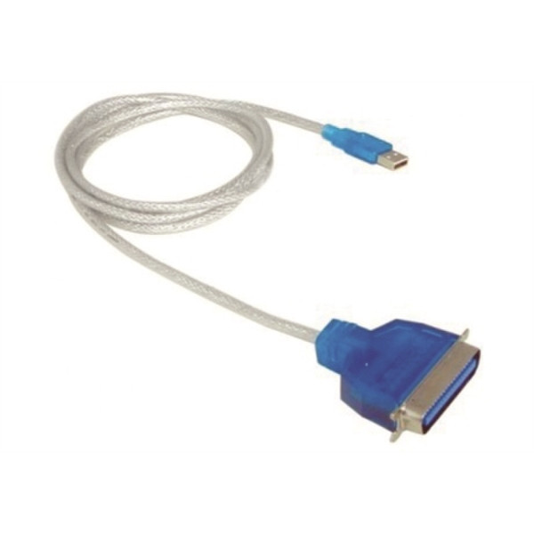 Uniformatic 2m USB 2.0-IEEE1284 USB 2.0 IEEE1284 Cеребряный