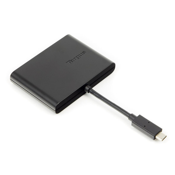 Targus ACA921EUZ USB-C HDMI/USB-C/USB-A Черный кабельный разъем/переходник