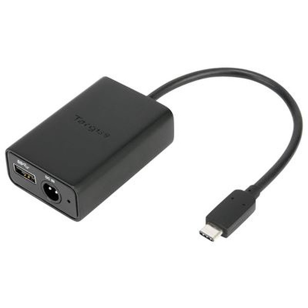 Targus ACA41EUZ USB-C USB A/DC Черный кабельный разъем/переходник