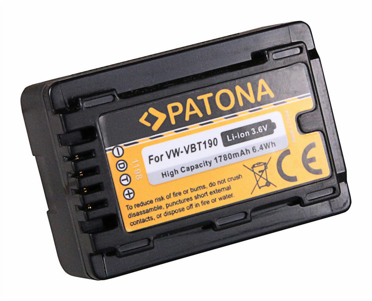 PATONA 1198 Lithium-Ion 1780mAh 3.6V rechargeable battery
