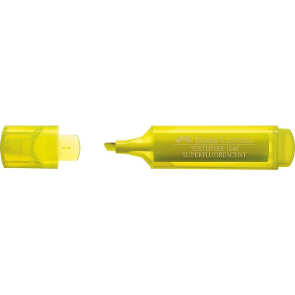 Faber-Castell TEXTLINER 1546 Тонкий скошенный наконечник Желтый 1шт маркер
