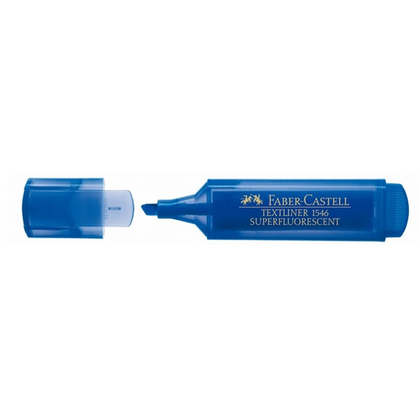Faber-Castell TEXTLINER 15 Chisel/Fine tip Blue 1pc(s) marker