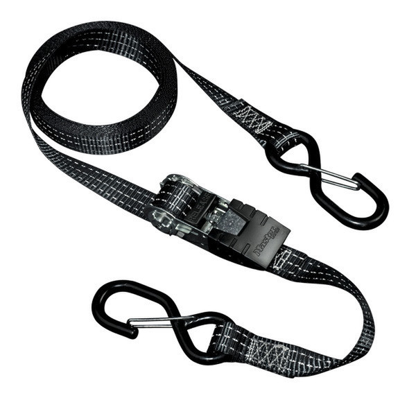 MASTER LOCK Reflective Ratchet Tie Downs with S hooks