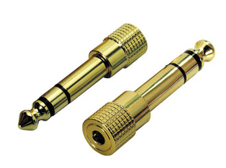 Contrik Jack 3.5mm/ Jack 6.3mm Jack 6.5mm Jack 3.5mm Gold