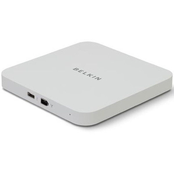 Belkin Hi-Speed USB 2.0 & FireWire 6-Port Hub for Mac mini 480Mbit/s Weiß Schnittstellenhub