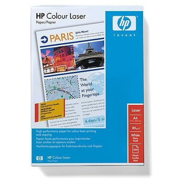 HP Colour Laser Paper 80 g/m²-A4/210 x 297 mm/500 sht Druckerpapier