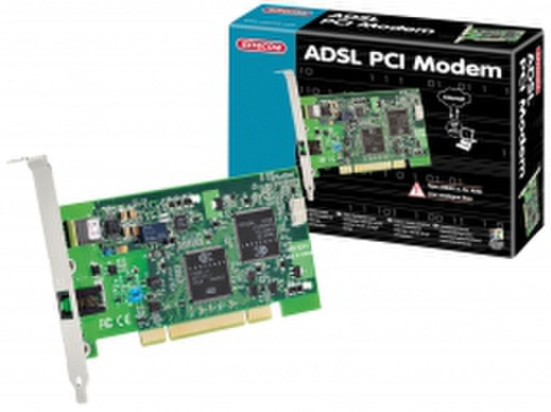 Sitecom DC-211 PCI ADSL Adapter Annex A Eingebaut 12Mbit/s Netzwerkkarte