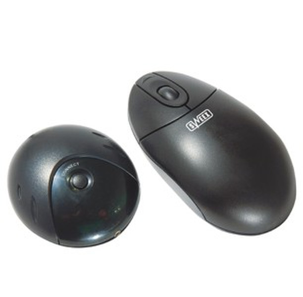Sweex Wireless Optical Scroll Mouse RF101, Black Беспроводной RF Оптический 400dpi Черный компьютерная мышь