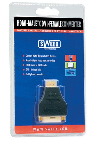 Sweex HDMI to DVI Converter кабельный разъем/переходник