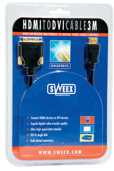 Sweex HDMI to DVI Cable 3M
