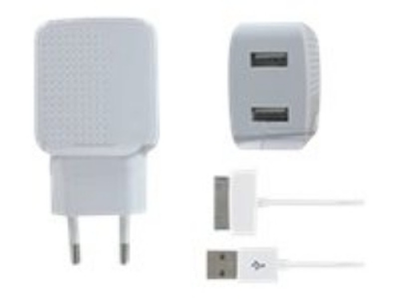 DLH DY-AU2554W Indoor White mobile device charger