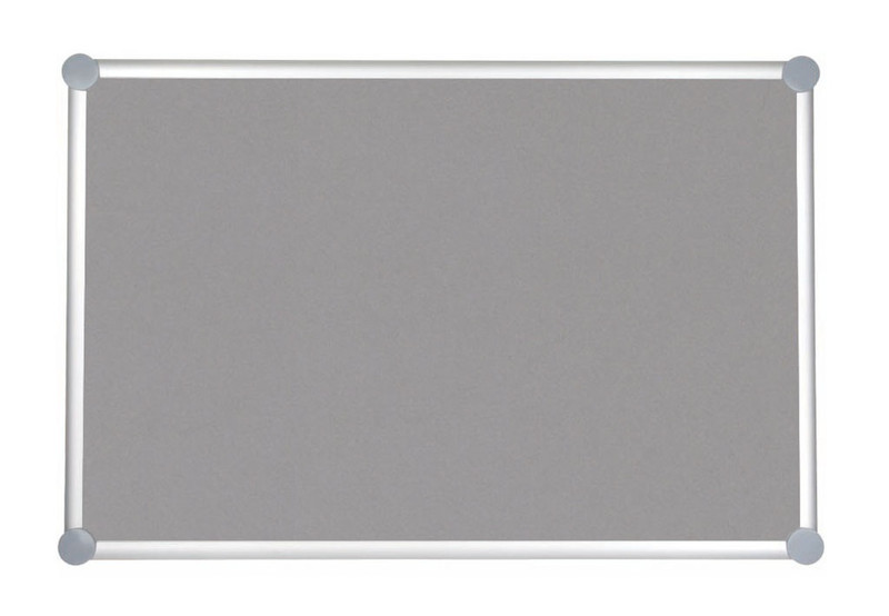 MAUL 6296484 Fixed bulletin board Aluminium,Fabric Grey