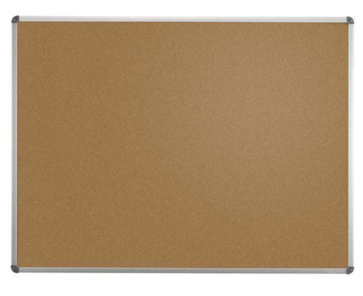 MAUL 6441084 Fixed bulletin board Алюминиевый, Пробка Коричневый, Серый доска для объявлений