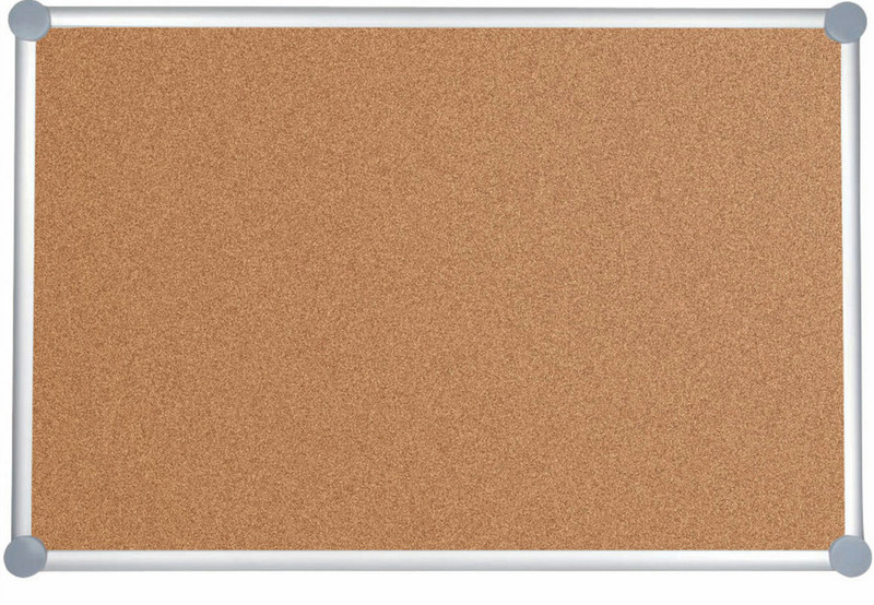 MAUL 6293584 Fixed bulletin board Aluminium,Cork Brown,Grey