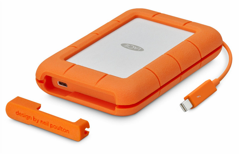 LaCie Rugged Thunderbolt USB Type-C 3.0 (3.1 Gen 1) 2000GB Orange external hard drive