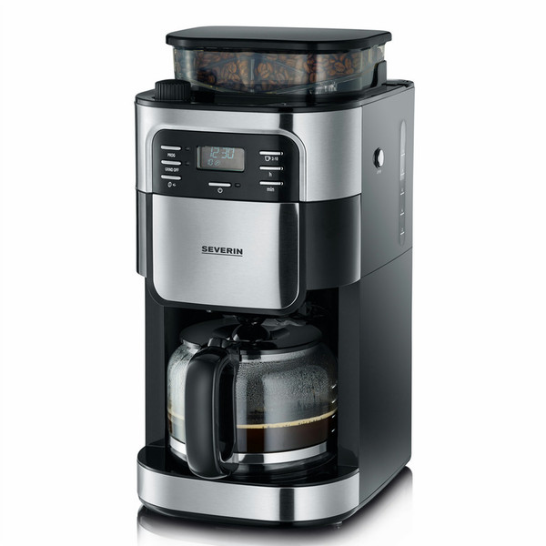 Severin KA 4810 Drip coffee maker 1.37L 10cups Black,Stainless steel coffee maker