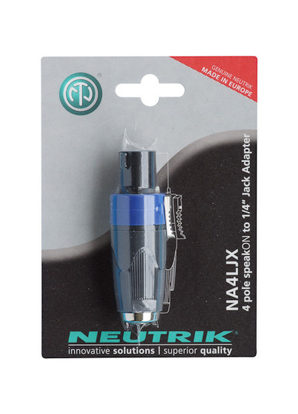 Neutrik speakON / 6.35mm speakON 6.35 mm Blue,Grey