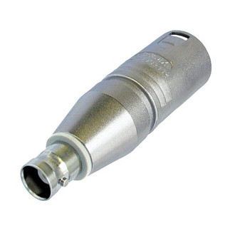 Contrik XLR/BNC M/M XLR 3-pin BNC Silber
