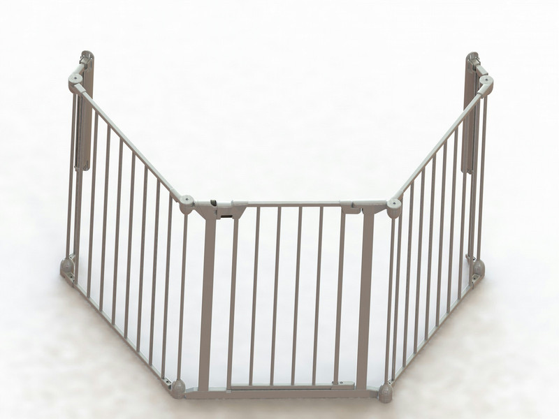 Carrefour 0743724394054 Metal White baby safety gate