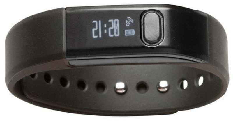 Denver BFA-10BLACK Armband activity tracker 0.49" OLED Wired Black