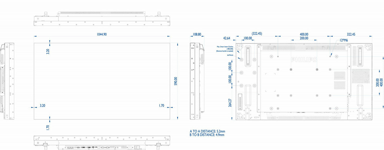 ᐈ Philips Video Wall Display BDL4777XH/00 • best Price • Technical