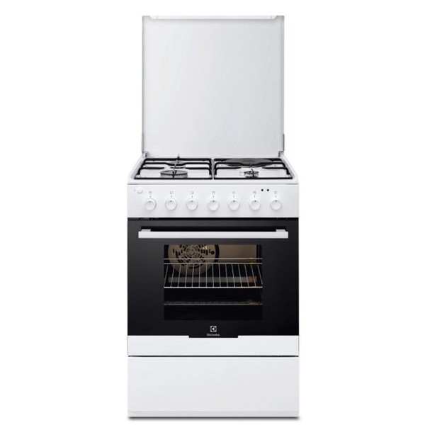 Electrolux EKM60300W Отдельностоящий A-10% Черный, Белый кухонная плита