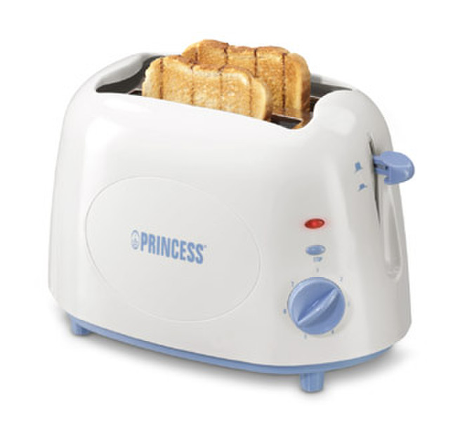 Princess Club Toaster 2slice(s) 800W White