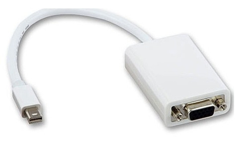 ISY Mini-DP - VGA 0.2m Mini DisplayPort VGA (D-Sub) Weiß