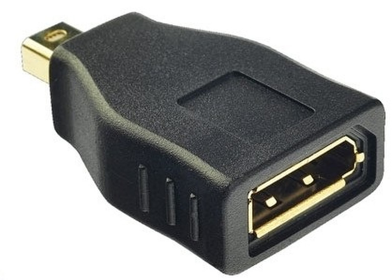 ISY Mini-DP - DP Mini DisplayPort DisplayPort Schwarz