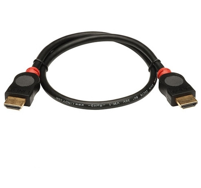 ISY HDMI/HDMI 0.5m 0.5м HDMI HDMI Черный